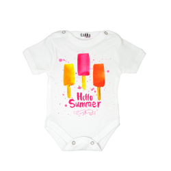 Carra Pink Ice Cream бебешко боди